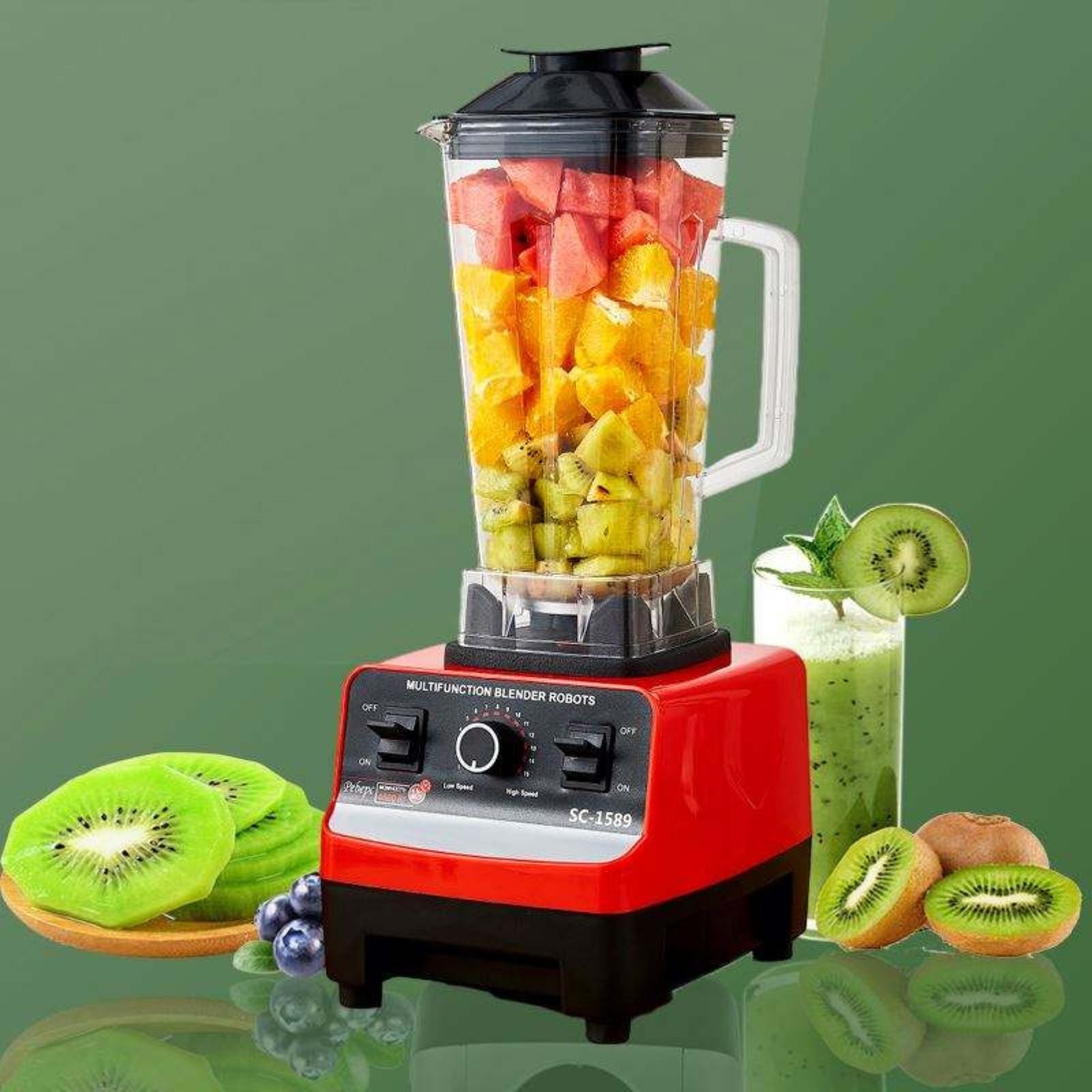 Mixeur City Heart (2 en 1 ) SC-1589 + 1 Découpe-légume OFFERT !