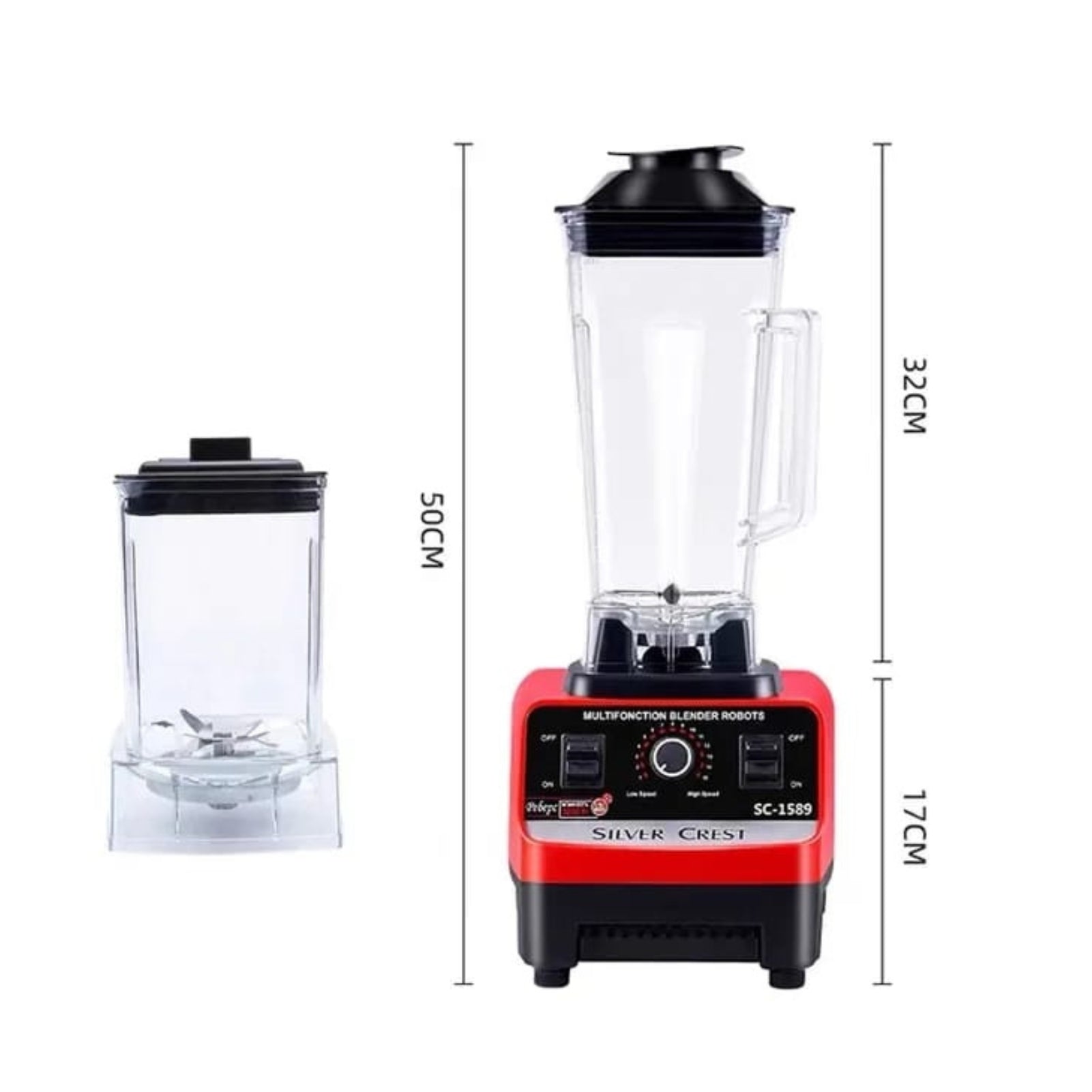 Mixeur City Heart (2 en 1 ) SC-1589 + 1 Découpe-légume OFFERT !
