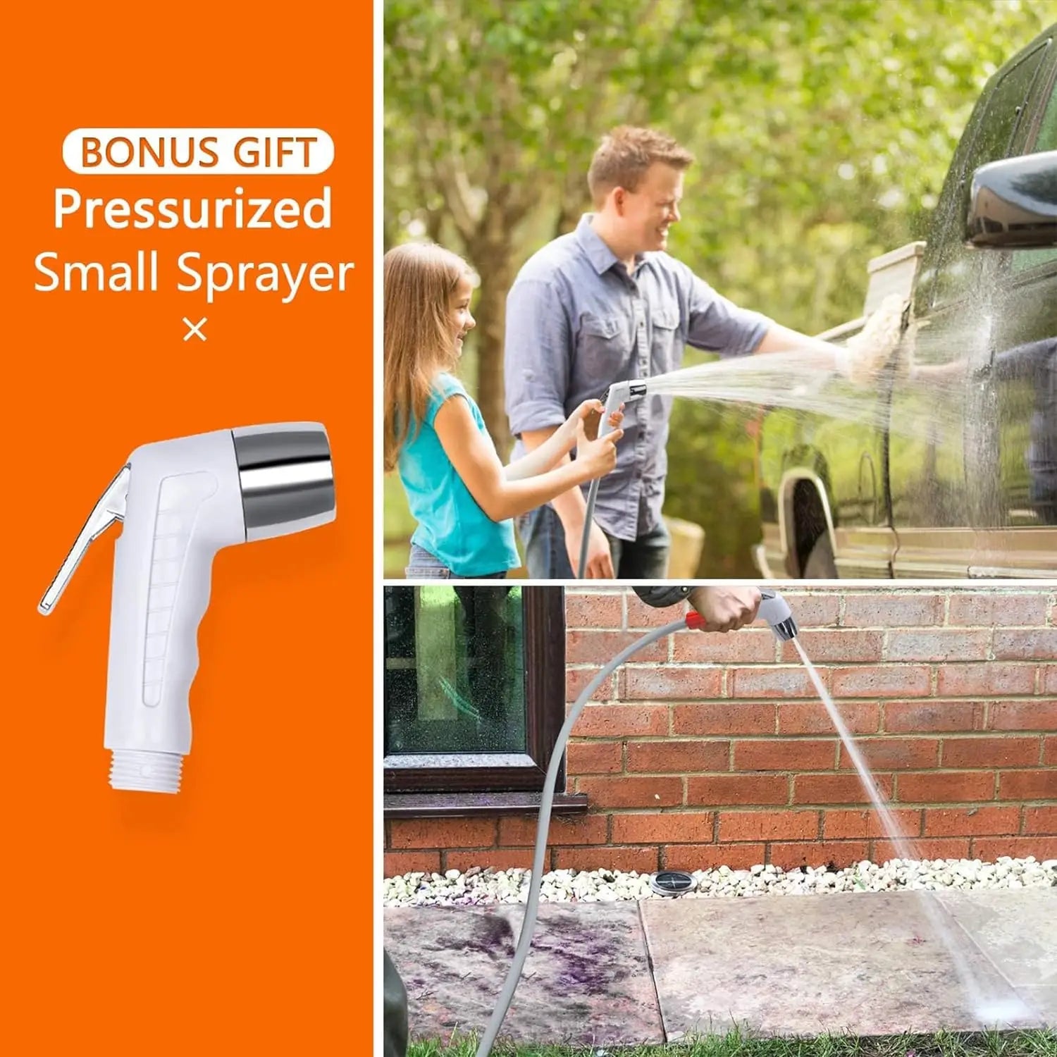Douche de Camping Portable avec Pompe Électrique - Kit de Douche pour l'Extérieur et la Randonnée - Batterie Rechargeable 2200mAh, Contrôle Intelligent de Température et de Pression d'Eau