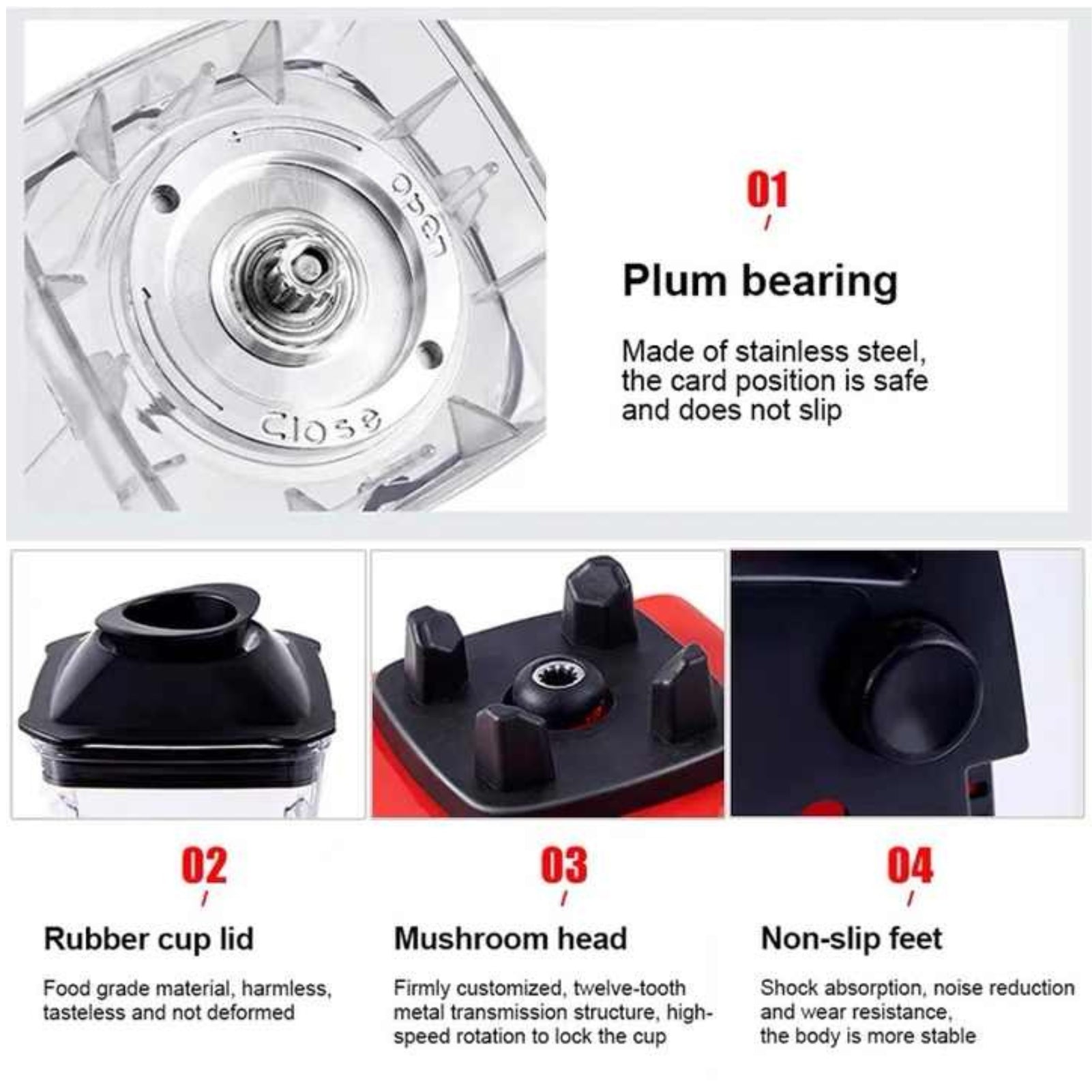 Mixeur City Heart (2 en 1 ) SC-1589 + 1 Découpe-légume OFFERT !