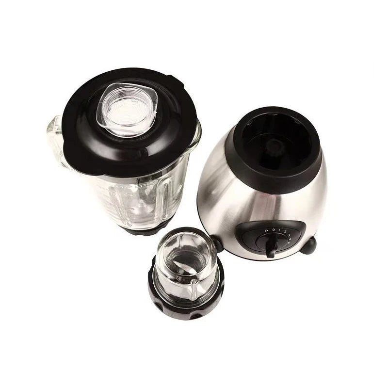 Mixeur de fruits et légumes. Blender Électrique Multifonction Coupe en Verre, Hachoir, Blender pour Smoothie, 5 vitesses + Pulse, Moteur haute Performance, 4+2 Lames en Inox. Haute qualité