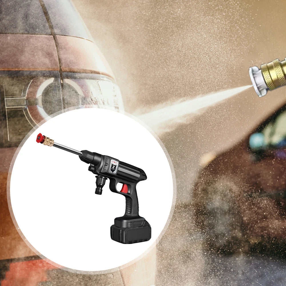 Pistolet à Eau Haute Pression 1500W Lavage de Voiture et jardin
